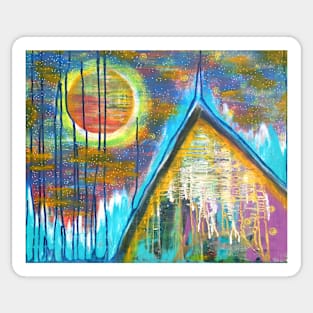 Mountain Home for the Heart: Inner Power Painting Sticker